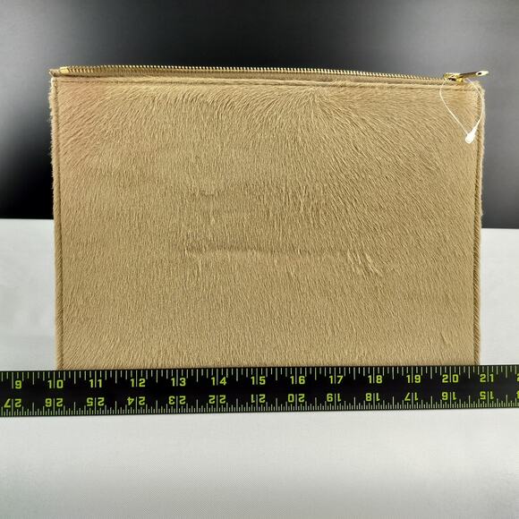 POLOGEORGIS Medium Signature Pouch With Gold Zip - Picture 9 of 14